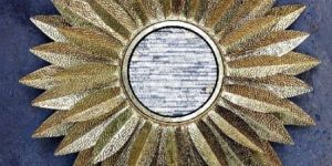 GOLD LEAF WALL MIRROR