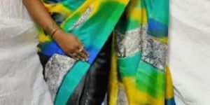 Mursidabad Silk Block Printed Saree