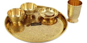 BRONZE THALI SET