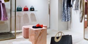 Popular Natural Jute Black Beach Bag with Handle