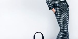 Sky Blue Biodegradable Cotton Tote Bag with Strong Handle