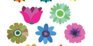 Bookmark- Profile cut Flowers