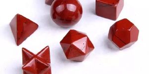 Red Jasper 7 Stones Sacred Geometry Set