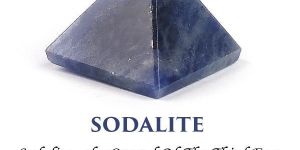 Natural Sodalite Pyramid