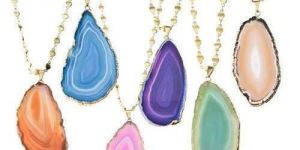Agate Slice Pendant