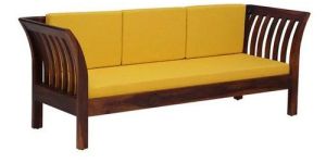 Three Seater Wooden Sofa