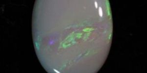 6.35 Carat Green Fire Opal Stone
