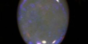 6.45 Carat Blue Fire Opal Stone