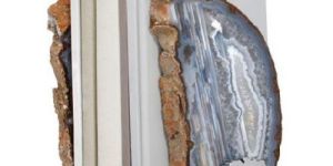 Semi Precious Stone Book End Box