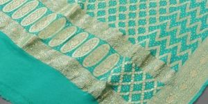 Pure Banarasi Bandhej Dupatta