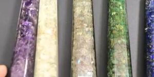 5 Inch Orgonite 6 Faceted Obelisk