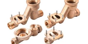 Brass Coaxial Water Meter Body