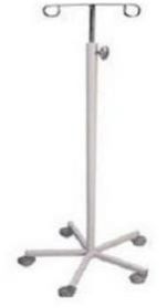 Saline Stand MS Base with Pipe