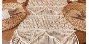 MACRAME TABLE RUNNER