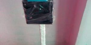 Powder Coated Hand Sanitizer Foot Operated Stand