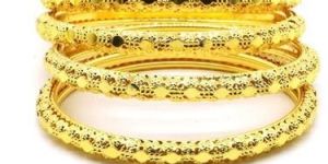 Golden Designer Bangles