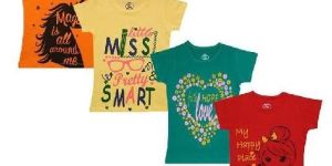 Girls Round Neck T-Shirts