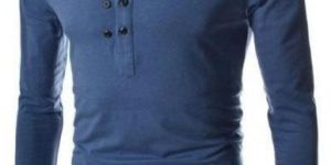 Mens Henley Neck T-Shirts