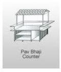 Pav Bhaji Counter