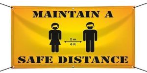 Social Distancing Banners
