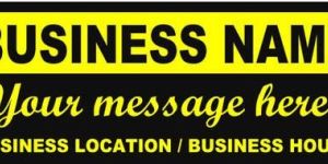 Commercial Advertising Banners