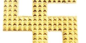 GOLDEN SWASTIK PYRAMID VASTU YANTRA