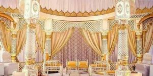 Wedding Fiber Mandap