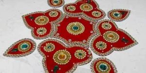Acrylic Kundan Rangoli