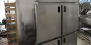 Stainless Steel Vertical Refrigerator