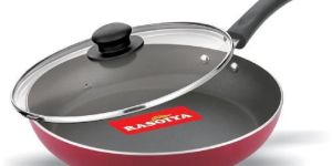 Rasoiya Classic Aluminum Non Stick Induction Base Fry Pan 280Dia 3mm Thickness