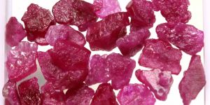 Natural Rough Mozambique Ruby Gems
