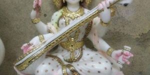 Marble Saraswati Statue
