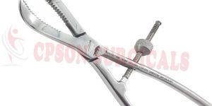 Surgical Serrated Jaw Forcep with Speed Lock