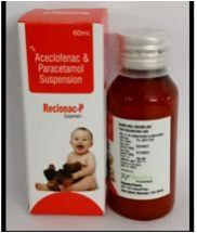 Aceclofenac & Paracetamol Suspension