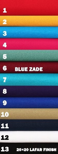Blue Zade Cotton Fabric 20*20 Laffer