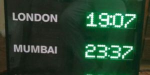 Digital World Time Clock