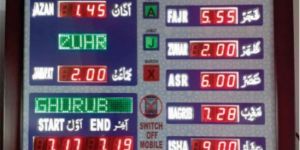 Salaah Time Indicator with LED