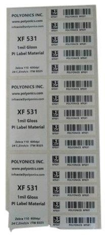 Printed Barcode Label