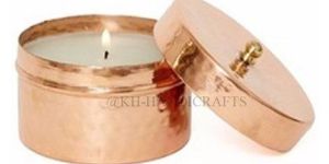 Round Wax T-Light Box