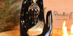 Black Palm Buddha