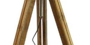 Wooden Tripod Floor Lamp Stand