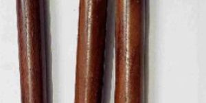 Antique Brass Globe Handle Cane Stick with Wooden Stick