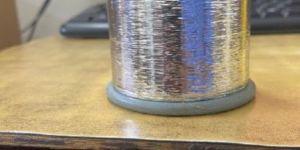 Silver Metallic Yarn