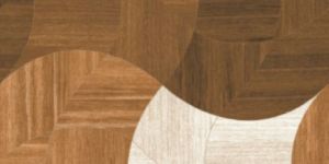 Brizon Brown Glossy PGVT Vitrified Floor Tiles