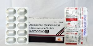 Aceclofenac, Paracetamol & Chlorzoxazone Tablets