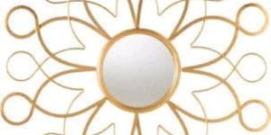 Flower Design Wall Mirror