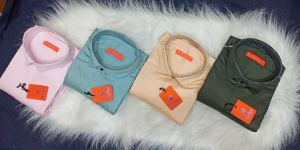 Mens Party Wear Plain Shirts