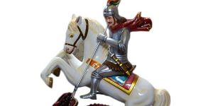 St. George with Dragon Statue