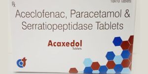 Aceclofenac 100mg + Paracetamol 325mg + Serratipeptidase 15mg Tablets