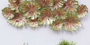 Metal Leaves Wall Art